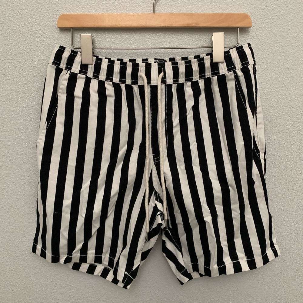 F21 Black & White Shorts
